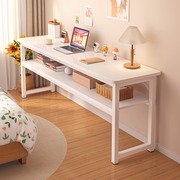 新疆书桌女生卧室长条桌简易出租屋靠墙长桌子工作台窄电脑桌