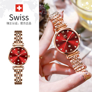 瑞士表ck手表女款名牌轻奢小众女款女士手表夜光防水钢带腕表