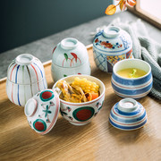 创意小号燕窝炖盅陶瓷汤盅带盖特色餐厅炖碗蒸蛋盅炖罐小汤盅家用