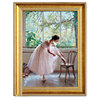印花DMC十字绣客厅卧室名画油画现代人物挂画芭蕾女孩