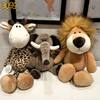 玩具儿童大象布偶超柔小动物，动物类公仔小狮子毛绒动物园礼物