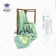 枫蝶梦系列  在水一方 黔粹行 手工双绉真丝 方巾丝巾 女士