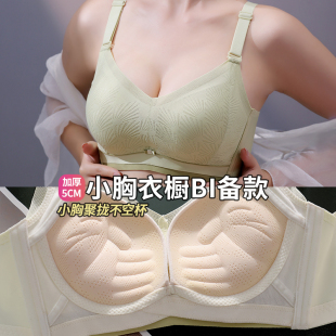 内衣女小胸聚拢显大加厚5厘米，收副乳防下垂胸罩，超厚平胸专用文胸