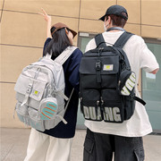 双肩包男运动韩版多口袋实用旅行包，女休闲背包潮流大容量学生书包