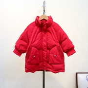 品牌折扣童装小鱼家#冬季儿童羽绒服韩版时尚女童外套2006
