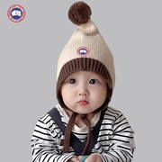 加拿大simonegoose大鹅儿童帽，冬款毛线帽，可爱冬季保暖护耳帽