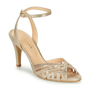 jonak女鞋高跟鱼嘴凉鞋，优雅高跟鞋金色婚鞋24夏季法国品牌