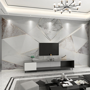 墙纸定制3d现代简约几何，电视背景墙壁纸客厅壁布，装饰影视墙布壁画