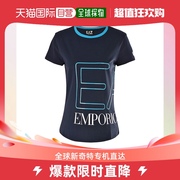 香港直邮Emporio Armani 安普里奥 阿玛尼 EA7女士短袖T恤深蓝色