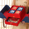 2024中秋月饼茶叶包装盒双层普洱茶，茶饼月饼盒礼盒空盒包装盒