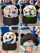 长隆纪念品动物园熊猫萌萌帅帅酷酷卡通棒球帽子男女童动物遮阳帽