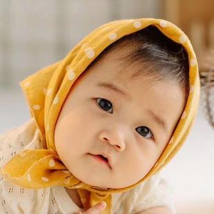 儿童摄影可爱小鸭子衣服胶片复古宝宝百天周岁照拍照服装头巾道具