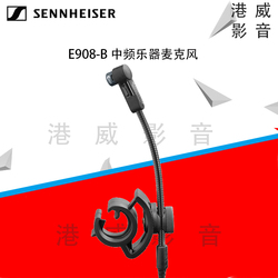 SENNHEISER 森海塞尔 E908 B E908B-EW 中频乐器麦克风 电容话筒