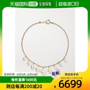 香港直邮潮奢mizuki女士，14k黄金珍珠手链