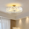 法式轻奢主卧室吸顶灯饰简约后现代玻璃贝壳创意书房意式餐厅灯具
