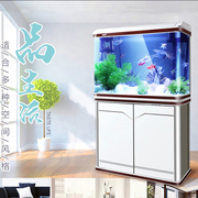 中型金鱼缸80cm超白1米1.2米客厅生态玻璃长方形免换水族箱60