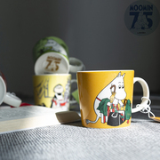 芬兰arabiamoomin姆明75周年限定纪念款陶瓷杯马克杯卡通儿童杯
