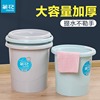 茶花水桶加厚塑料耐用家用大桶洗衣桶储水桶洗拖把带提手柄宽边桶