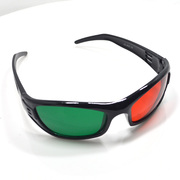 塑料框红绿3D眼镜电脑用家庭红绿3D立体眼镜可多次使用