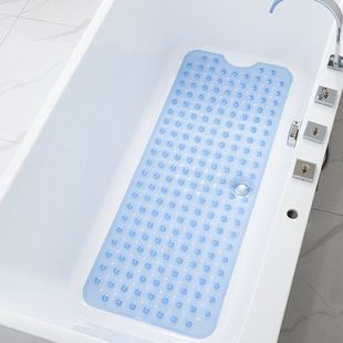 PVC浴室防滑垫浴缸专用加长垫儿童孕妇带吸盘防滑地垫外贸