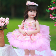 双子星童装洛丽塔女童公主裙，周岁女宝礼服，生日裙子花童tutu连衣裙