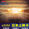 日本esim高速4G无限虚拟上网卡5G/4G手机吃到饱ESIM卡1-30天旅游
