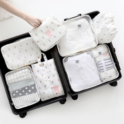 旅行收纳包行李收纳袋套装便携衣服行李箱衣物内衣整理包分装袋子