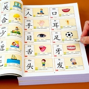 儿童识字大王3000字会说话的汉字启蒙早教书籍幼儿园，宝宝小学生一年级学前认字用书教材，教具卡片幼儿幼小衔接看图识字书有声伴读