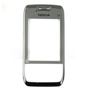 诺基亚手机外壳 NOKIA E66前壳 面板 含镜面 白色 双孔