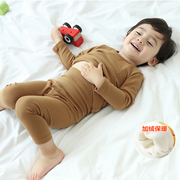 宝宝秋衣套装1-2-3岁儿童纯棉高腰，护肚脐秋裤保暖内衣男女童睡衣