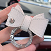 汽车钥匙扣挂件适用于奔驰保时捷镶钻可爱蝴蝶结钥匙圈链女