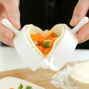 超值厨房直径8cm包饺子(包饺子)器，塑料模具快速包饺子(包饺子)工具单个装夹子