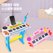 跨境儿童音乐玩具电子琴麦克风多功能启蒙乐器早教益智
