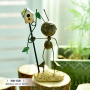 急速创意可爱小蚂蚁摆件，家居装饰品客厅房间，家具摆设电视柜田