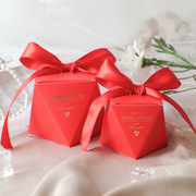 婚礼伴手礼糖盒2022喜糖盒子空盒结婚用品糖果盒喜糖礼盒装包装盒