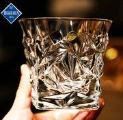 捷克进口BOHEMIA水晶玻璃威士忌烈酒杯果汁杯创意啤酒杯洋酒杯子