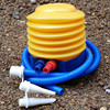 大号高效黄色，压缩脚踩泵气球气垫床，专用打气筒游泳圈沙发充气泵