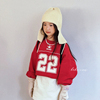 上新▲BabyWe韩国童装儿童冬季加绒数字22五角星卫衣上衣