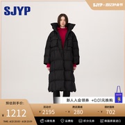 sjyp韩国小众设计裤子2023冬季渐变水洗，宽松直筒牛仔裤长裤女