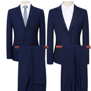 沃尔沃4s店蓝色西装套装，男女职业工作服沃尔沃工装西服西裤