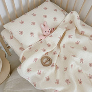 婴儿盖毯新生儿纯棉纱布，毯子幼儿园宝宝夏季空调，被夏凉被毛巾被薄