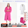 SleepOverSleep时尚貉毛皮草长款外套小众百搭CHENSHOP设计师品牌
