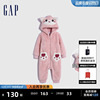 Gap婴儿秋冬季抱抱绒3D动物造型运动连体衣儿童装外出服788681