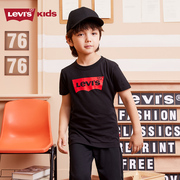 levis李维斯童装男童短袖T恤23夏纯棉蝙蝠标印花上衣直播
