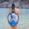 一体式浮潜面罩潜水防晒面罩成人儿童全干式呼吸管潜水面罩呼吸器