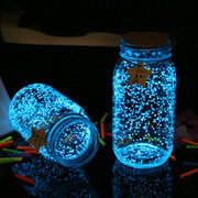 星空瓶夜光许愿瓶木塞荧光，沙玻璃瓶星星折纸透明漂流瓶成品礼物