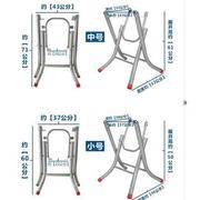 桌子腿饭桌可折叠桌架桌子架写字桌餐桌小圆桌桌腿支架铝合金桌脚