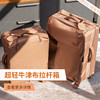 出口日本超轻牛津布行李箱，20寸登机拉链旅行箱，女拉杆箱防水密码箱