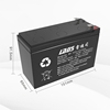 雷迪司12V9AH UPSo电源 蓄电池更换MF12-9AH不间断电源用于H1000M