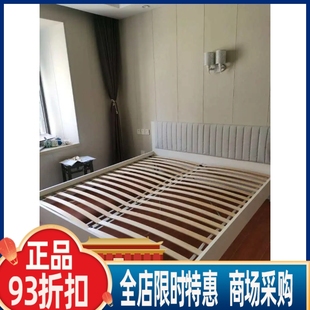 宜家国内布瓦拉(布瓦拉)双人，床架现代简约1.5米1.8经济型单人床架1.2